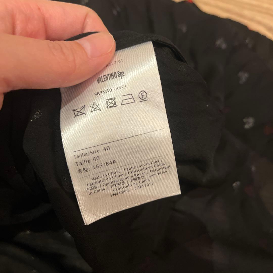 RED VALENTINO ハート柄ラップドレス