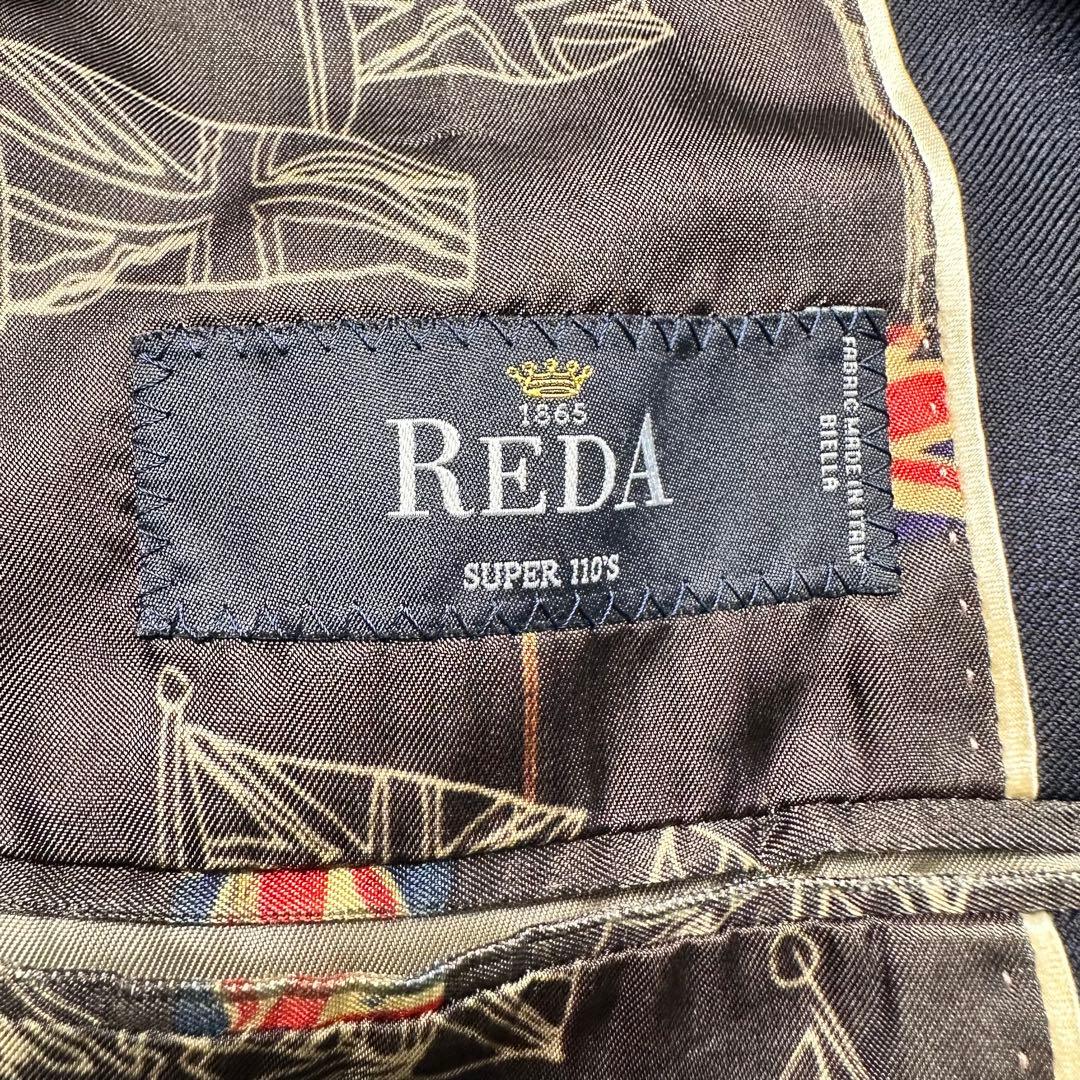 現行 極美品 ポールスミス 国旗柄 光沢 チェック 高級レダ ネイビー L 総裏