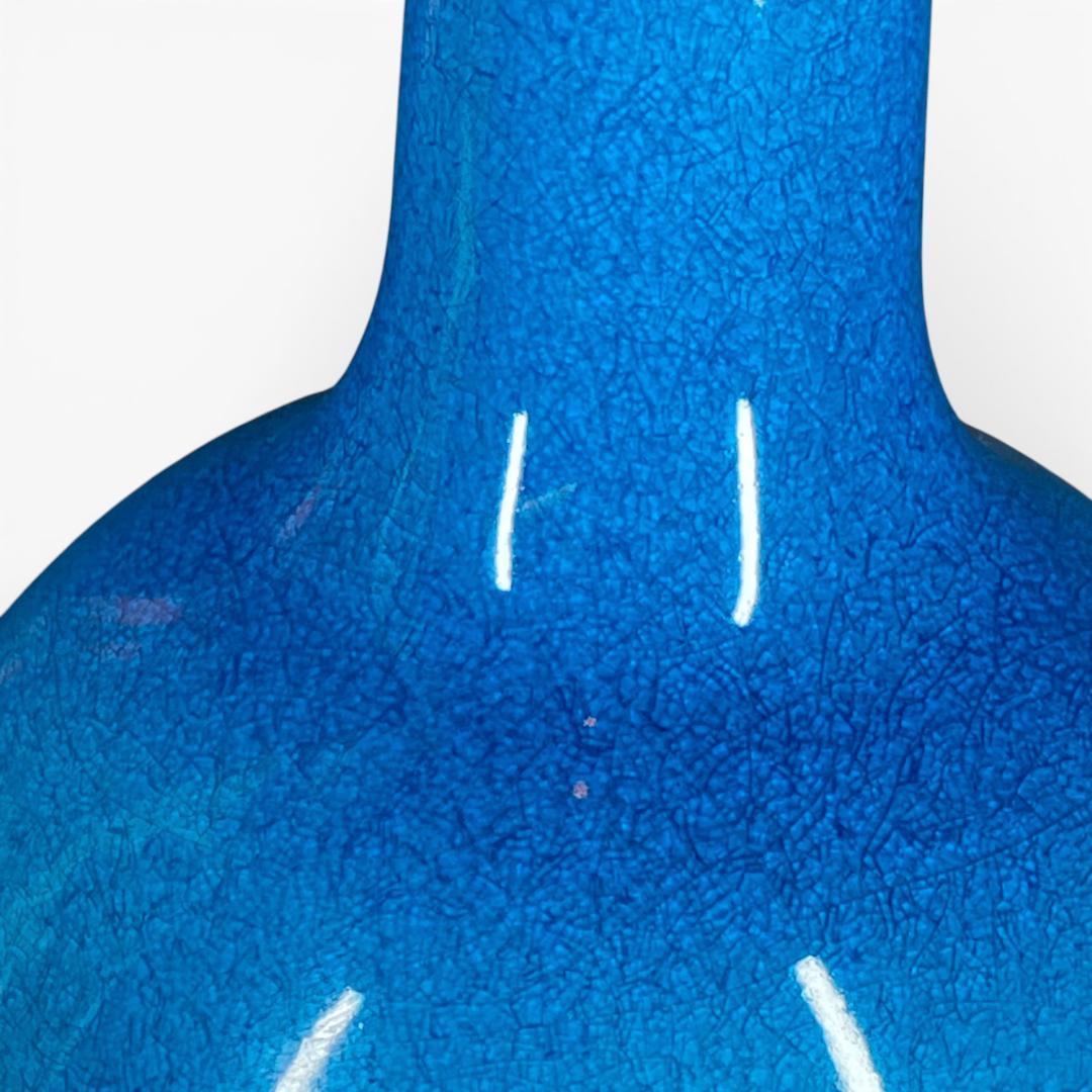 【本物保証】極美品 十六代 永楽善五郎（即全）造 交趾 鶴首花入 共箱