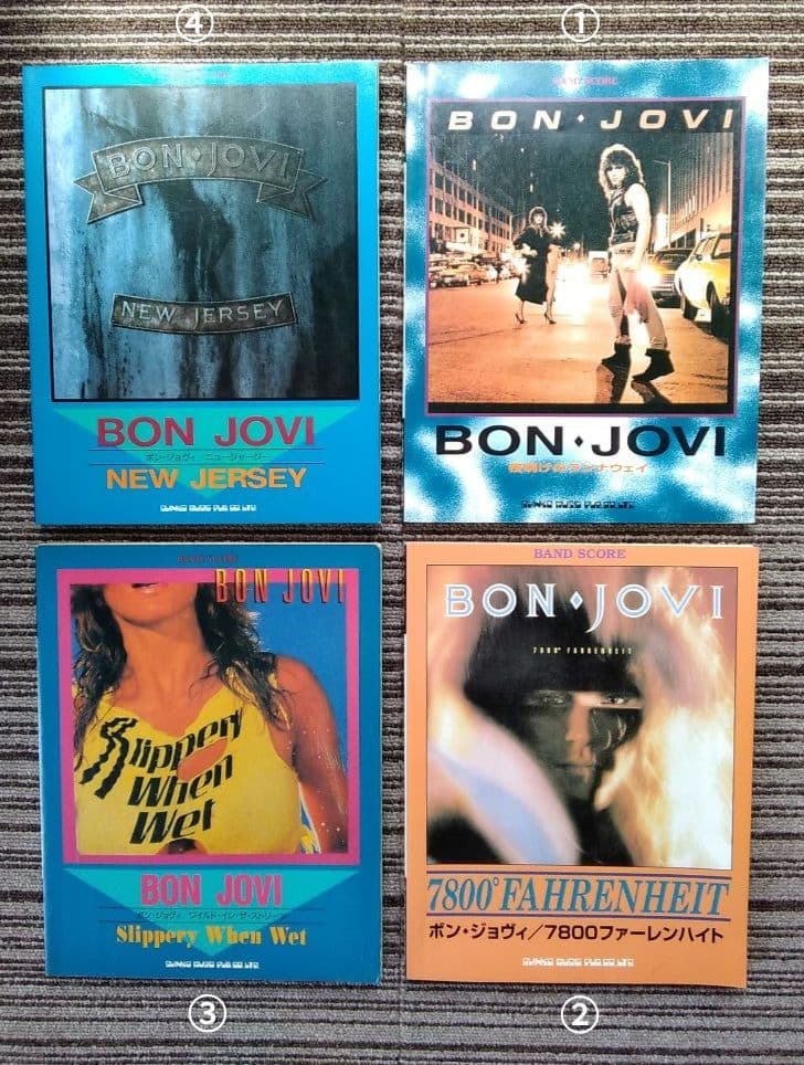 スコア Bon Jovi 楽譜 ボン・ジョヴィ 初版のみ まとめ売り シンコー