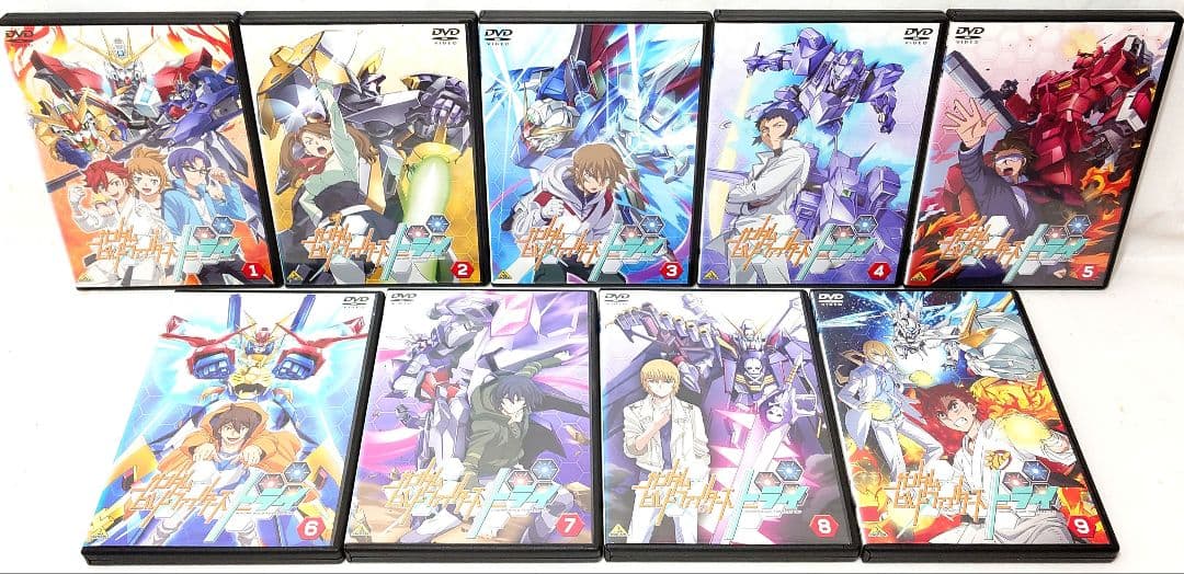 ガンダムビルドファイターズ/トライ/ダイバーズ【1期+2期+3期】DVD全24巻