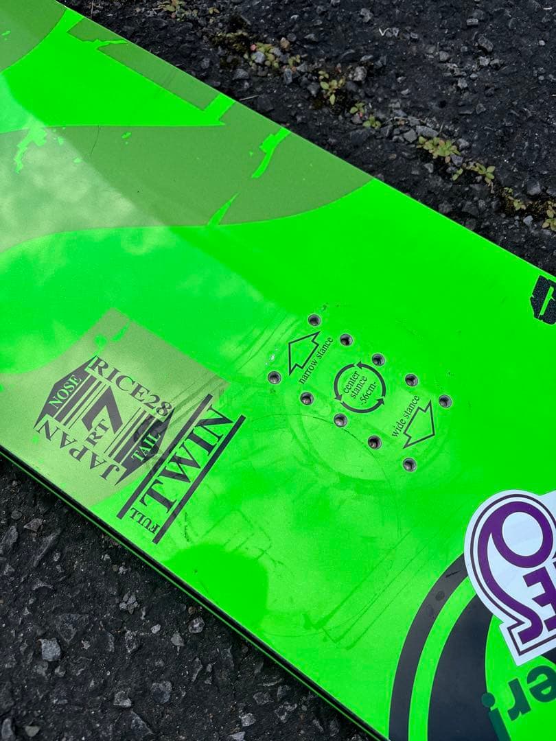 RICE28 RT7 twin モデル ライス28 RT-7スノーボード