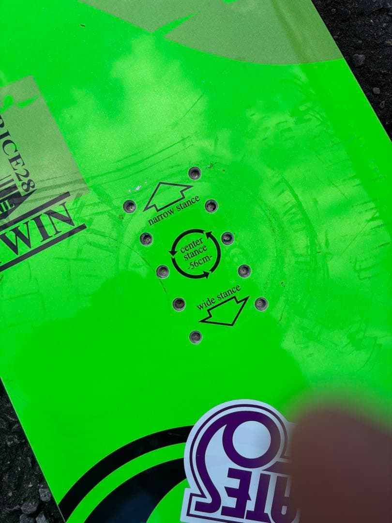 RICE28 RT7 twin モデル ライス28 RT-7スノーボード