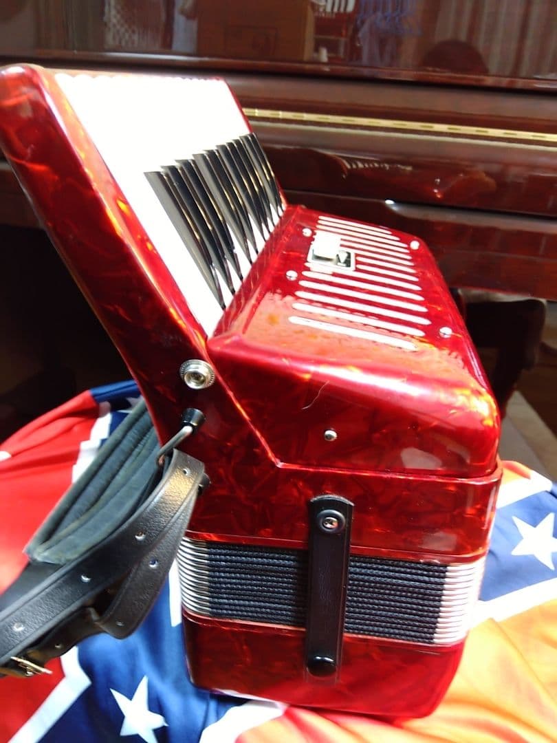 【綺麗な音色即演奏可】Yamaha ソプラノ アコーディオン S-25B 25鍵