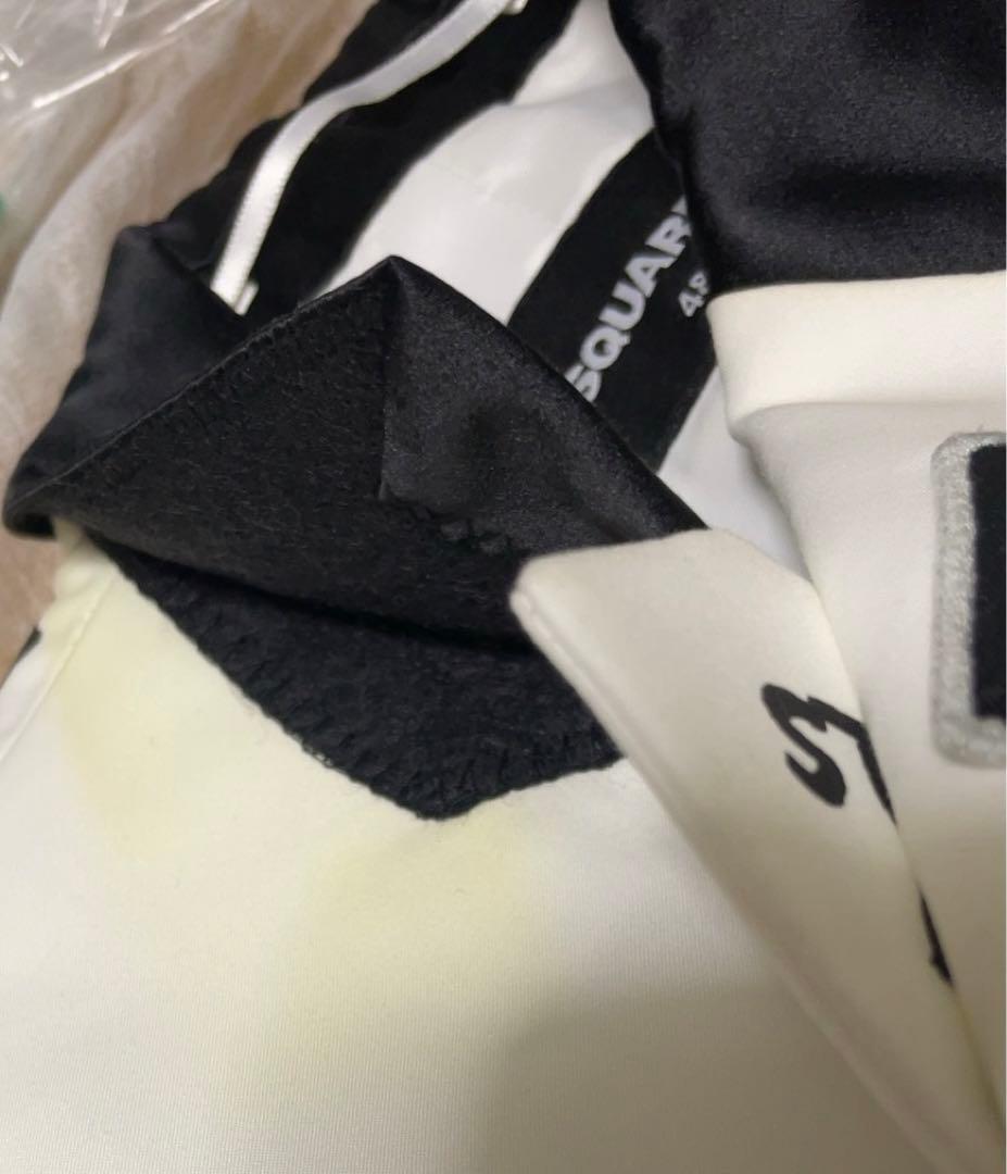 ディースクエアード★DSQUARED2 ★テーラードジャケット★ワッペン★白