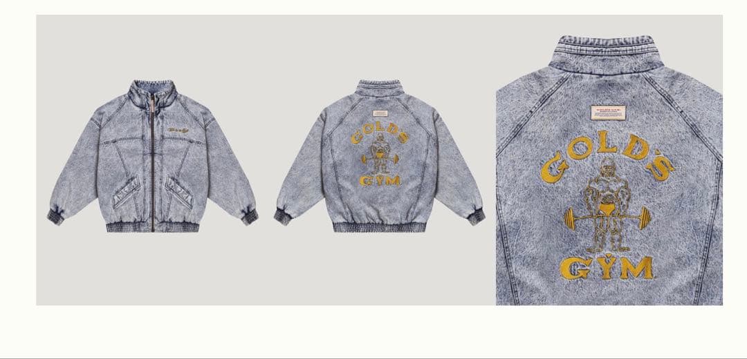 GOLD'S GYM lyft デニムジャケット Lサイズ