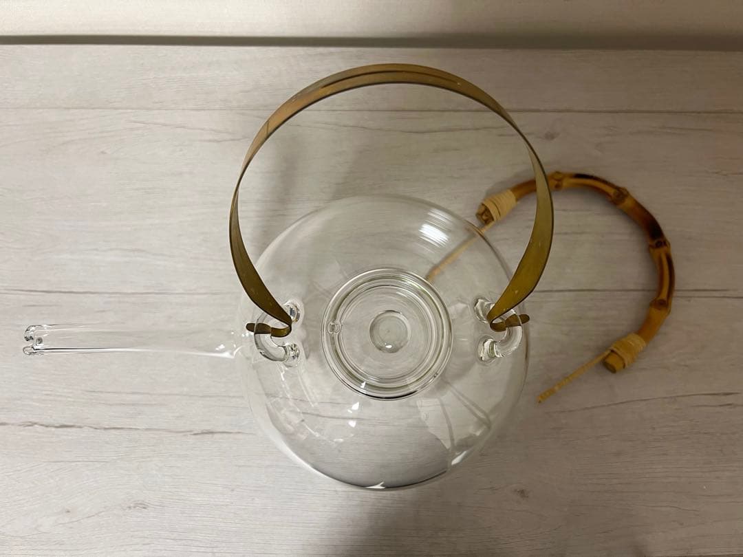 【未使用】日ノ出化学製作所 ガラスポット Lサイズ