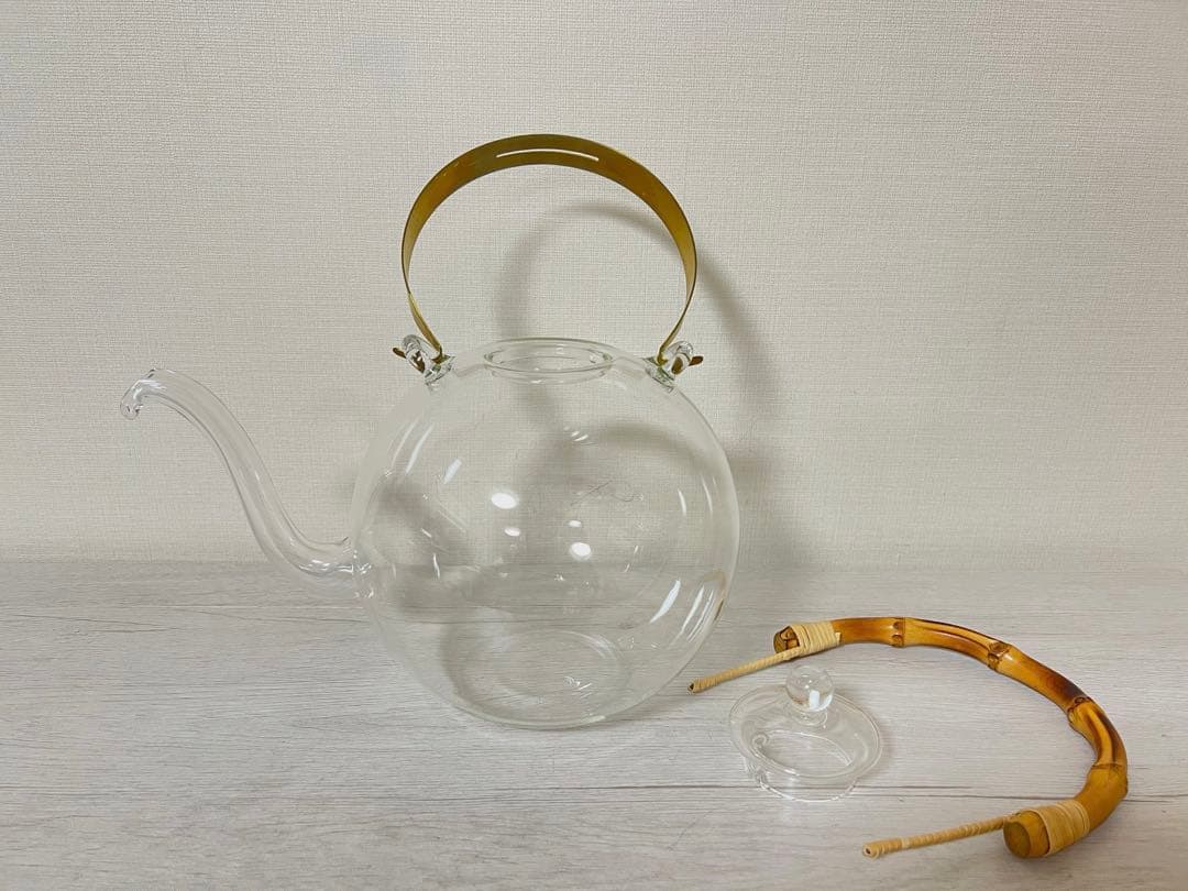 【未使用】日ノ出化学製作所 ガラスポット Lサイズ