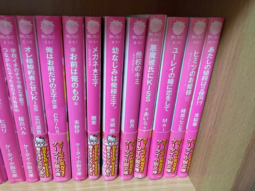 ケータイ小説　恋愛小説シリーズ 野いちご　まとめ売り　87冊