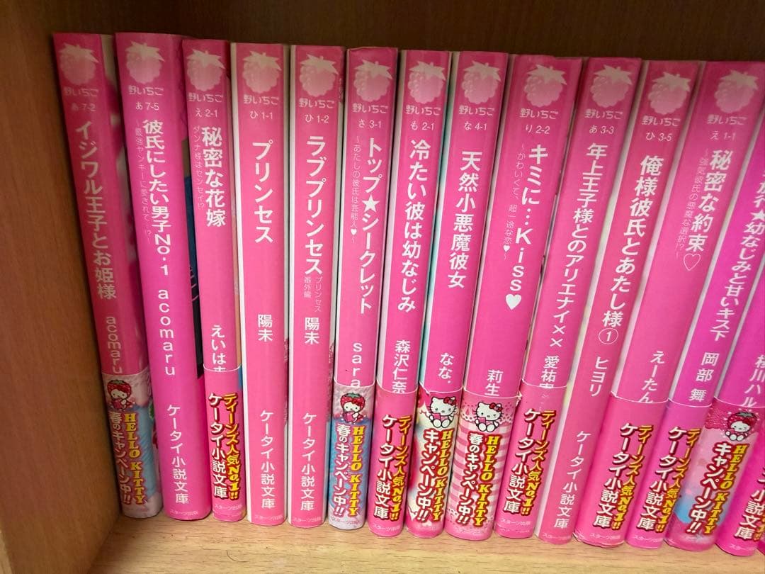 ケータイ小説　恋愛小説シリーズ 野いちご　まとめ売り　87冊