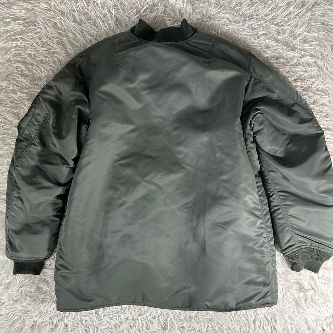 美品 HOUSTON ヒューストン ロング丈 MA-1 フライトジャケット S