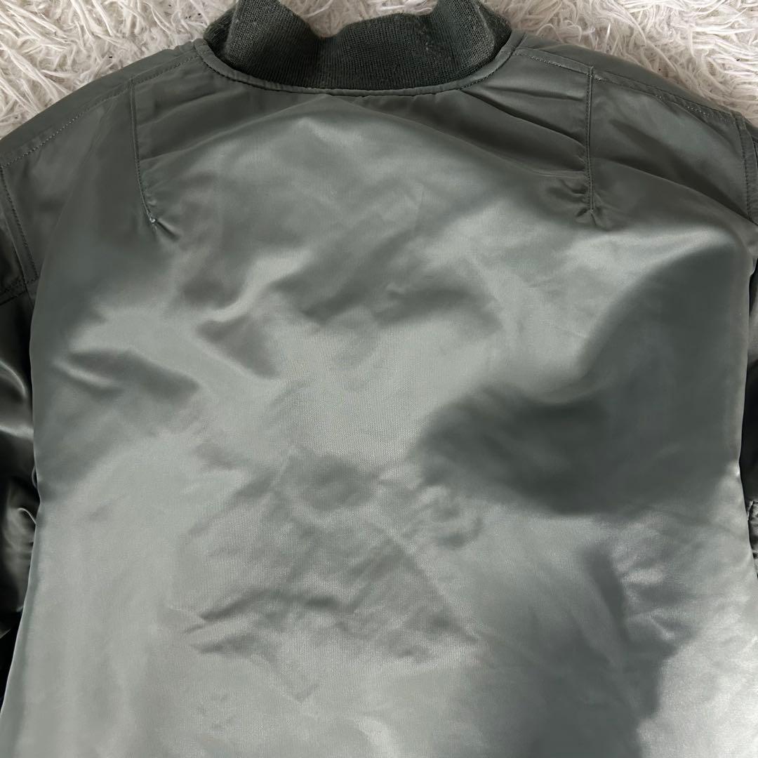 美品 HOUSTON ヒューストン ロング丈 MA-1 フライトジャケット S