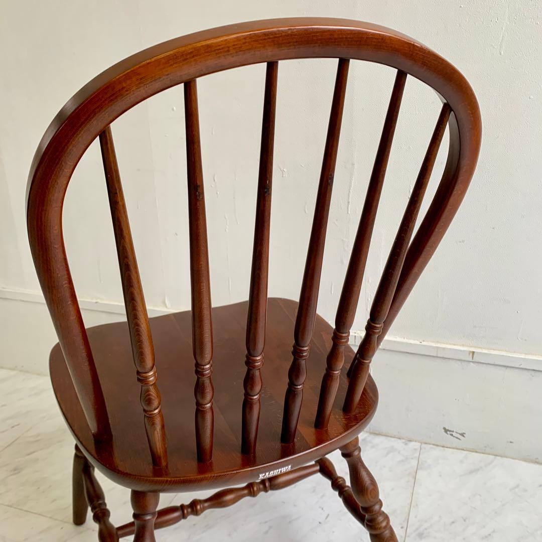 【柏木工】ウィンザーチェア／ダイニングチェア／飛騨家具 ①