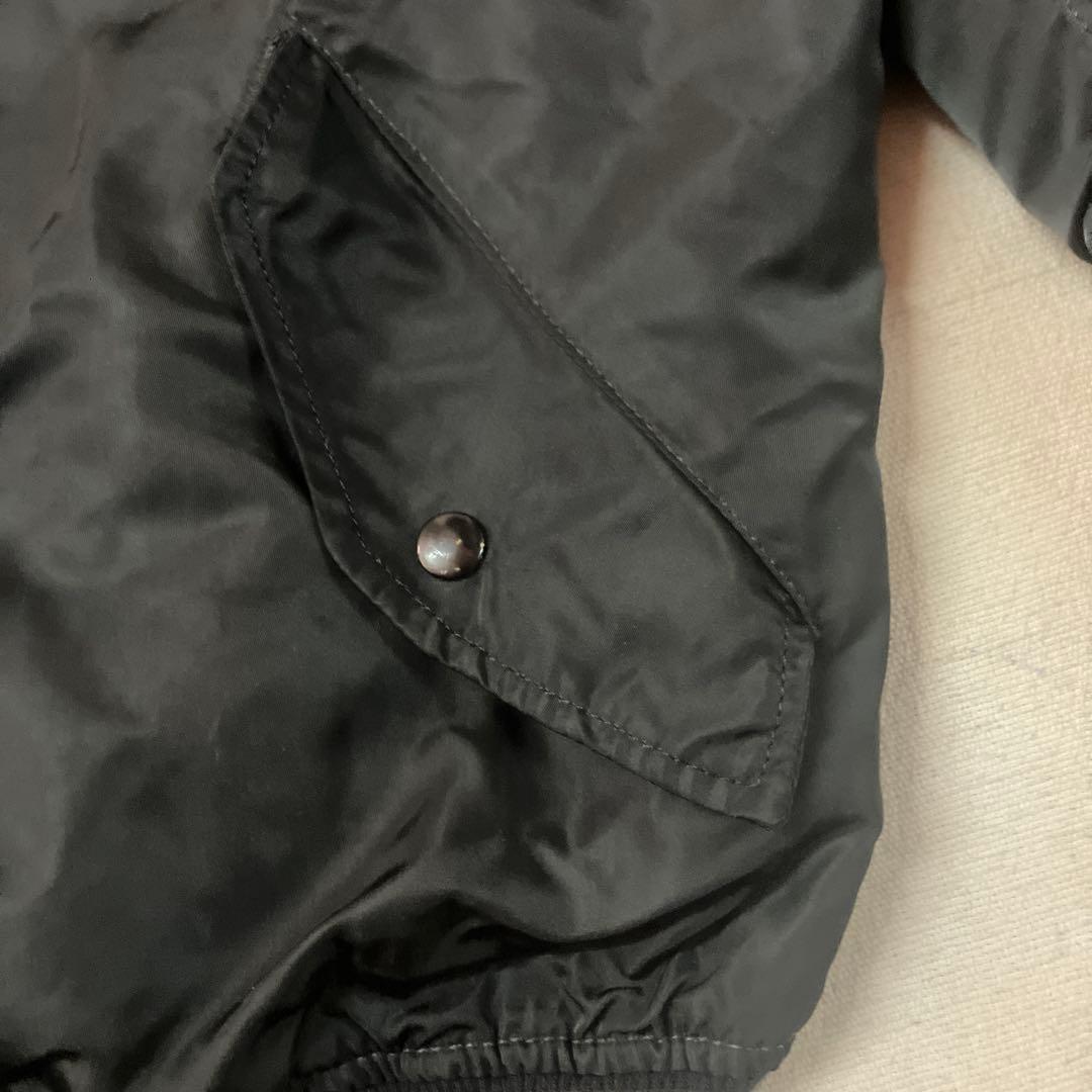 j24)ALPHAINDUSTRIES MA−1中綿入りリバーシブルブルゾン