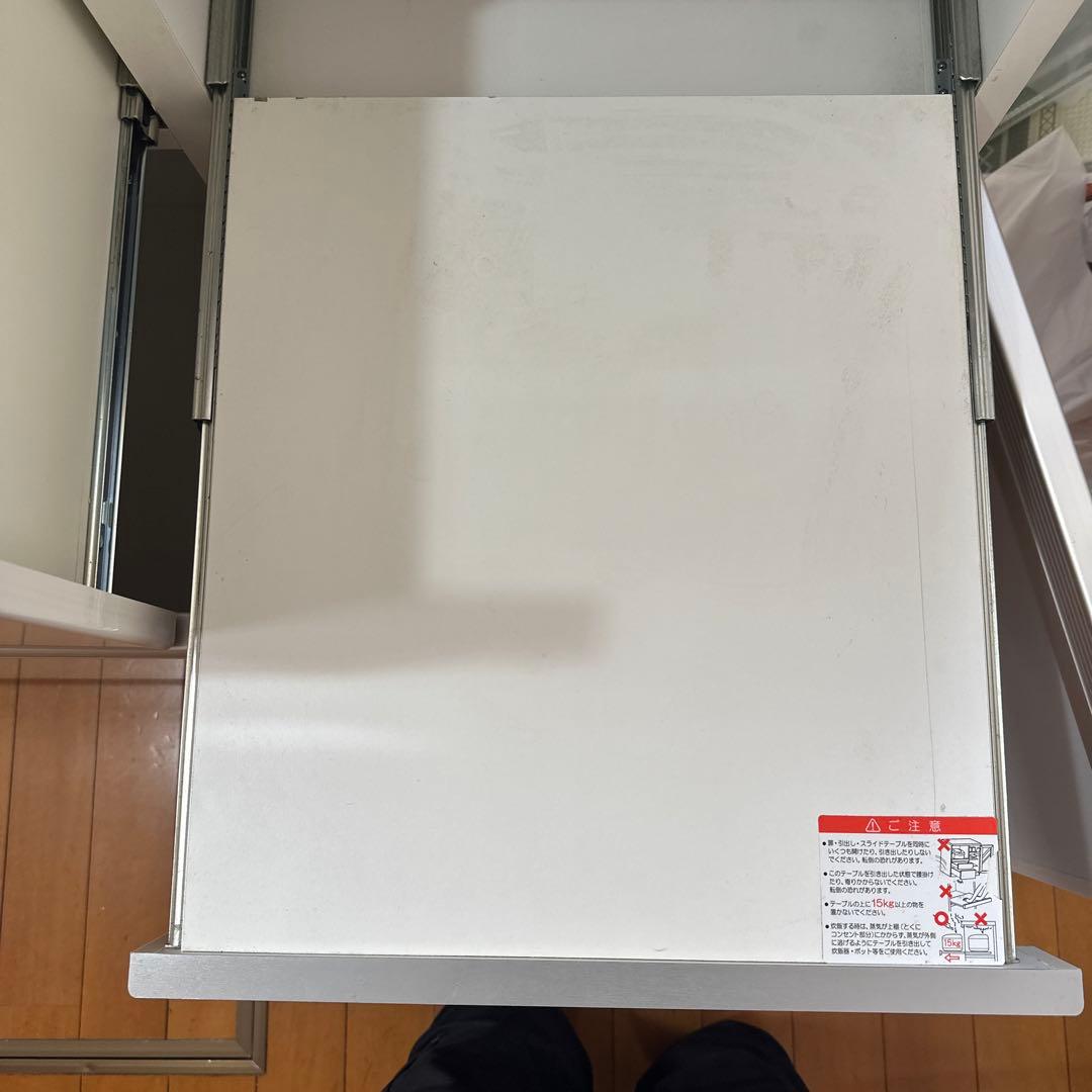 食器棚　160 泉洋化工　ホワイト　鏡面加工