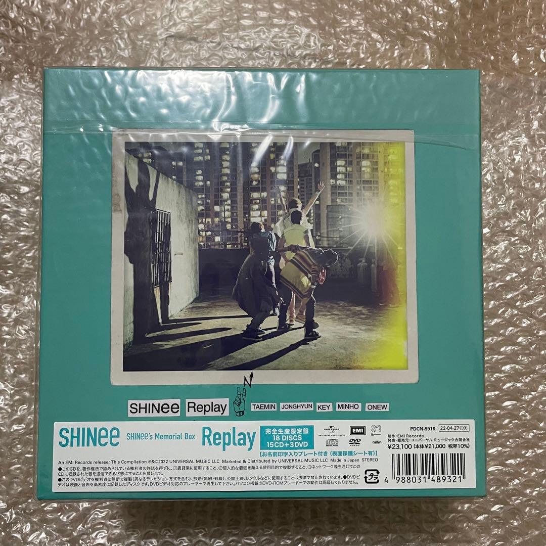 フルセットSHINee Memorial BOX Replay【完全生産限定盤】