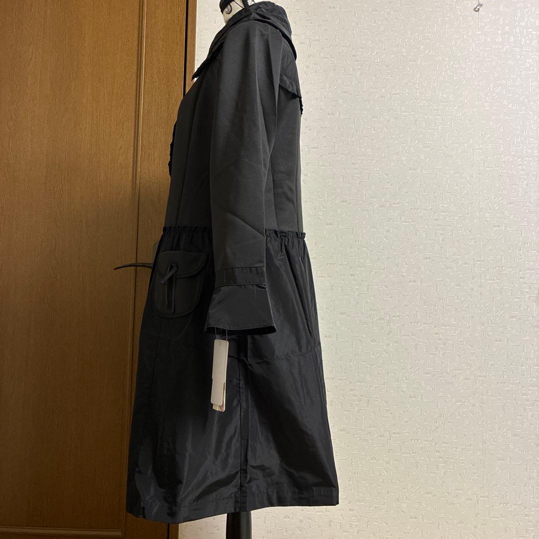 スーパービューティー☆44☆ 新品ダンボールニットとタフタ切り替えのコート