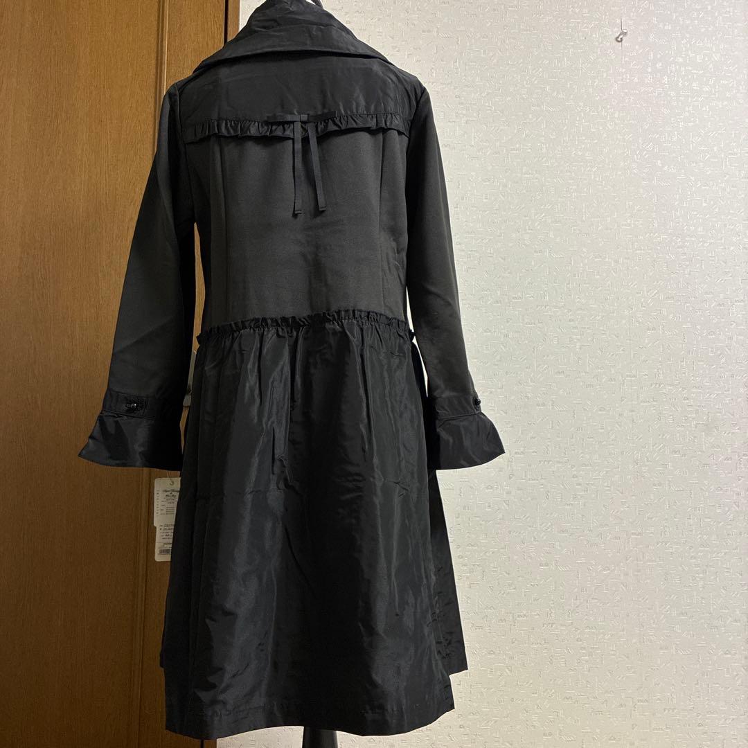 スーパービューティー☆44☆ 新品ダンボールニットとタフタ切り替えのコート