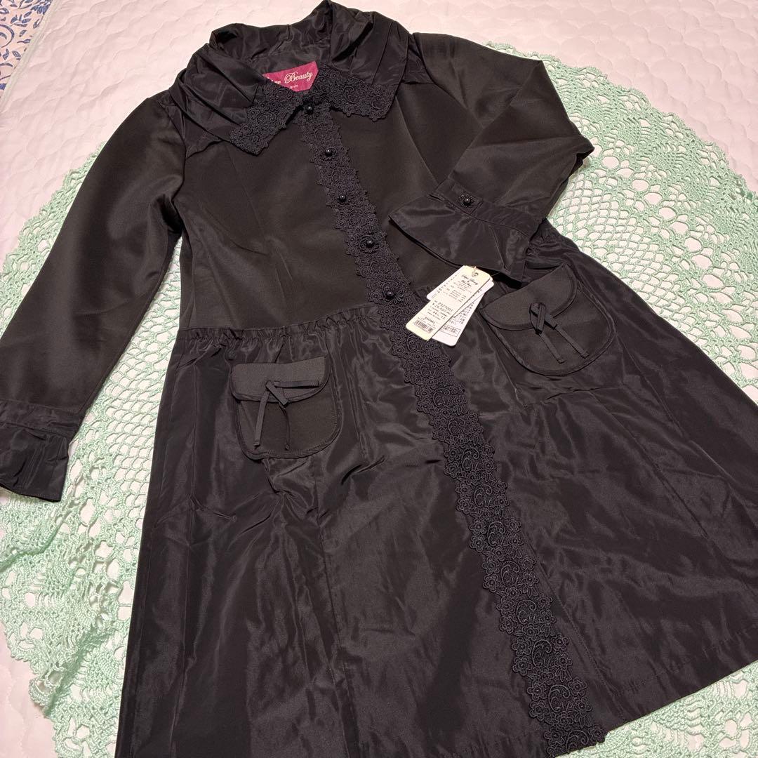 スーパービューティー☆44☆ 新品ダンボールニットとタフタ切り替えのコート