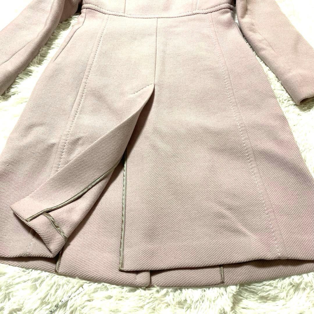 最高級銀タグ✨マックスマーラ アンゴラ ロングコート ピンク 40