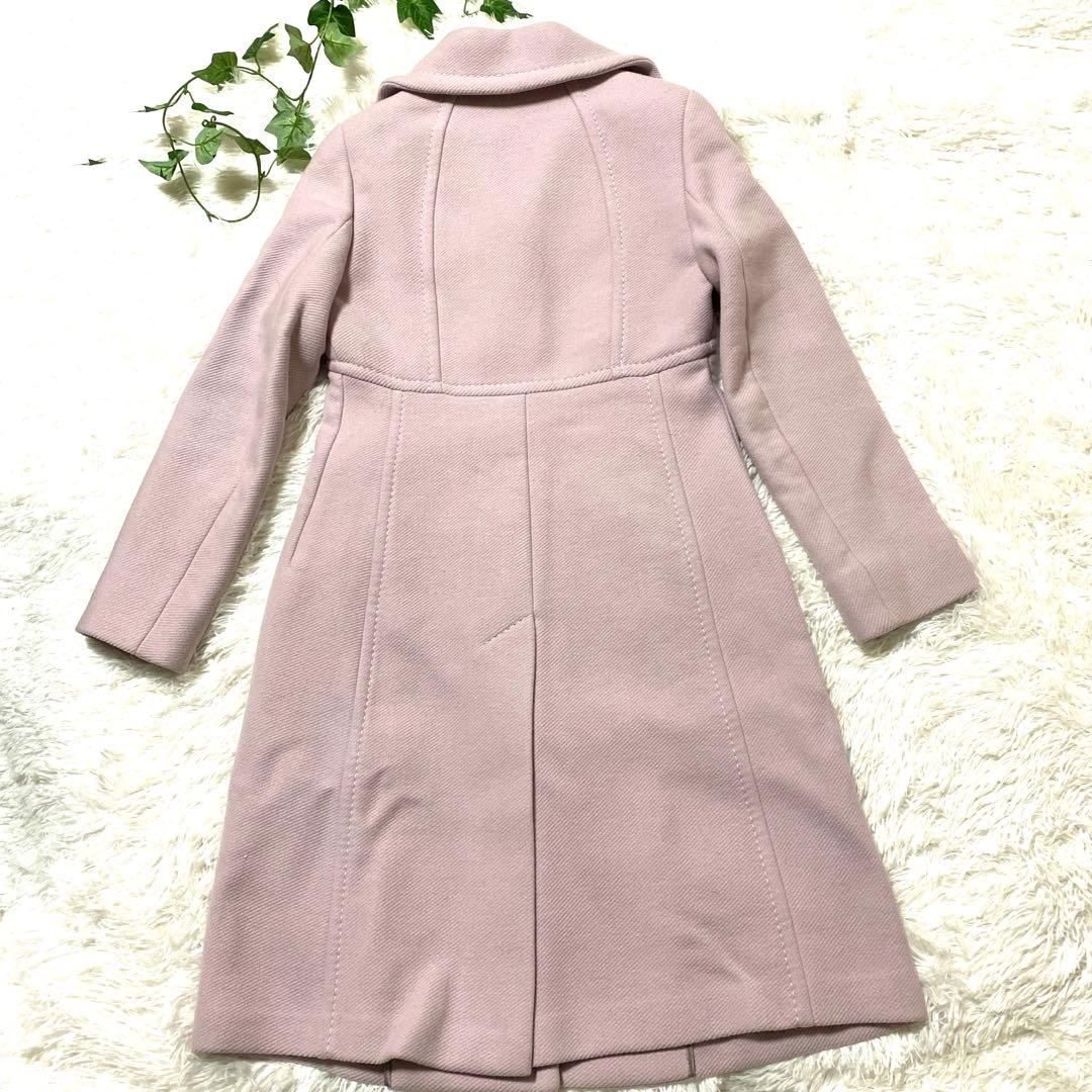 最高級銀タグ✨マックスマーラ アンゴラ ロングコート ピンク 40