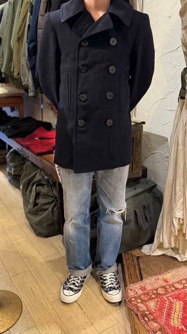30〜40s U.S. NAVY Pコート