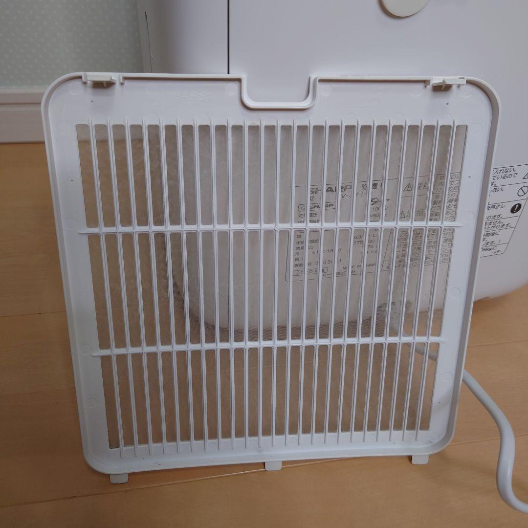 SHARP CV-J71-W 衣類乾燥 プラズマクラスター 除湿機