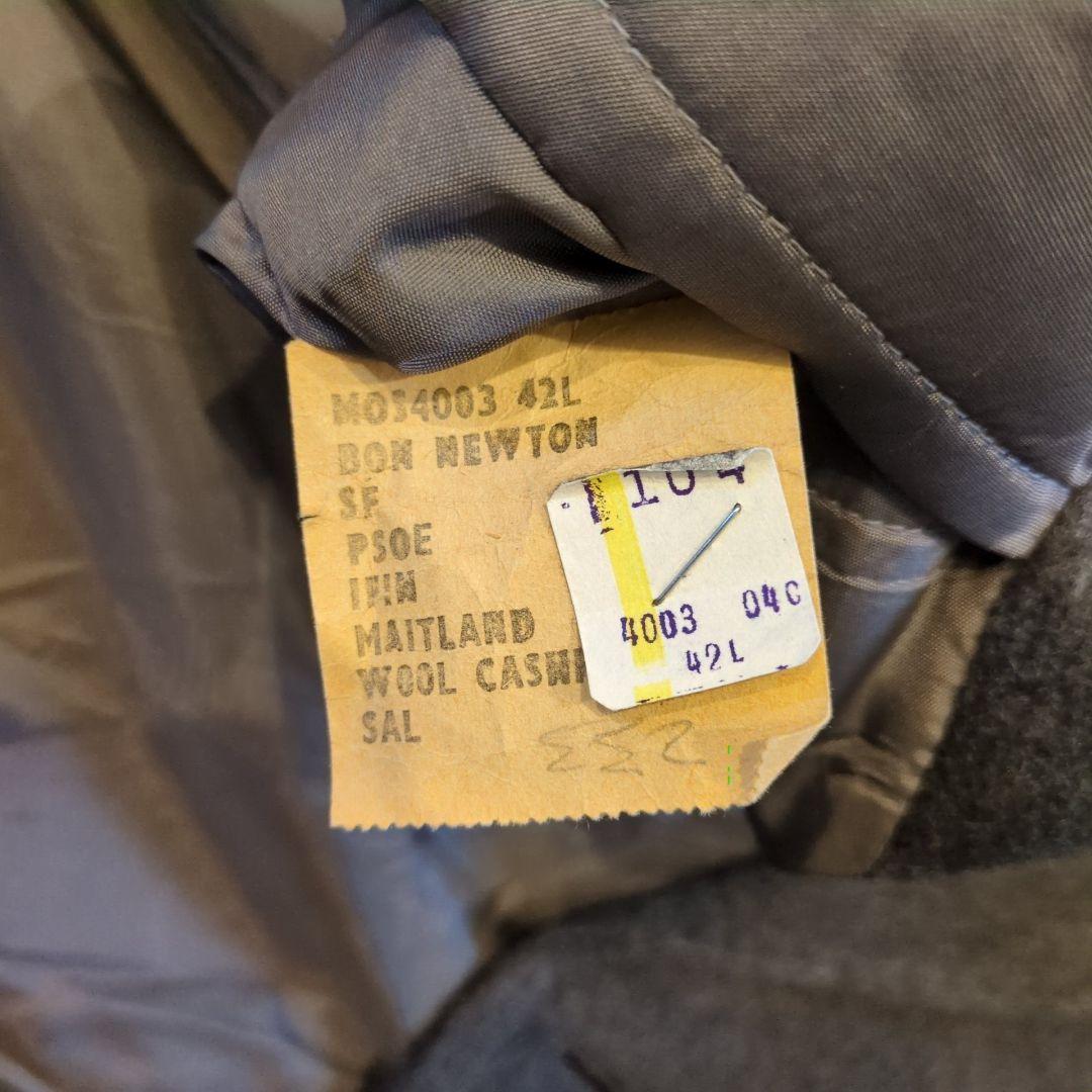 【即日発送】美品 イングランド製 カシミヤ混 ロングコート 英国製 L