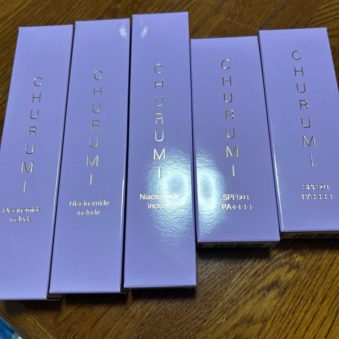 1本から、OK!チュルミ薬用クリーム3本と薬用ファンデーション2本、