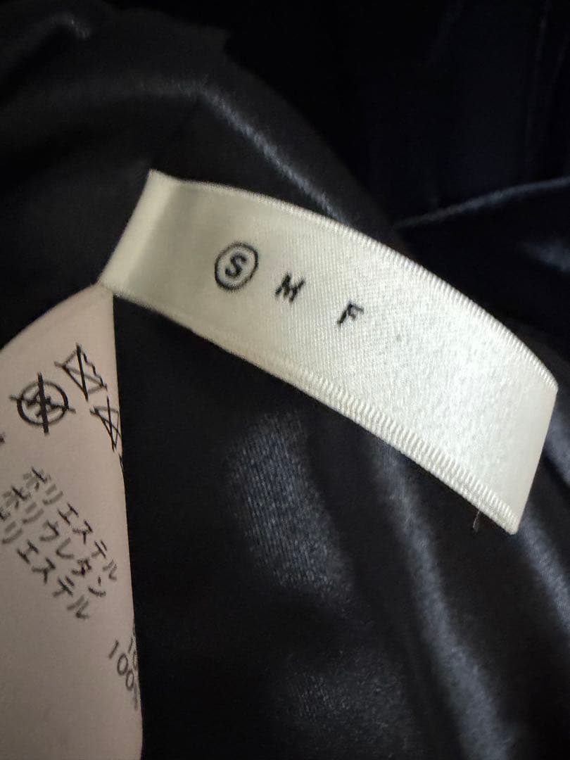 AMERI MANY WAY TULLE VEIL DRESS ベロア生地