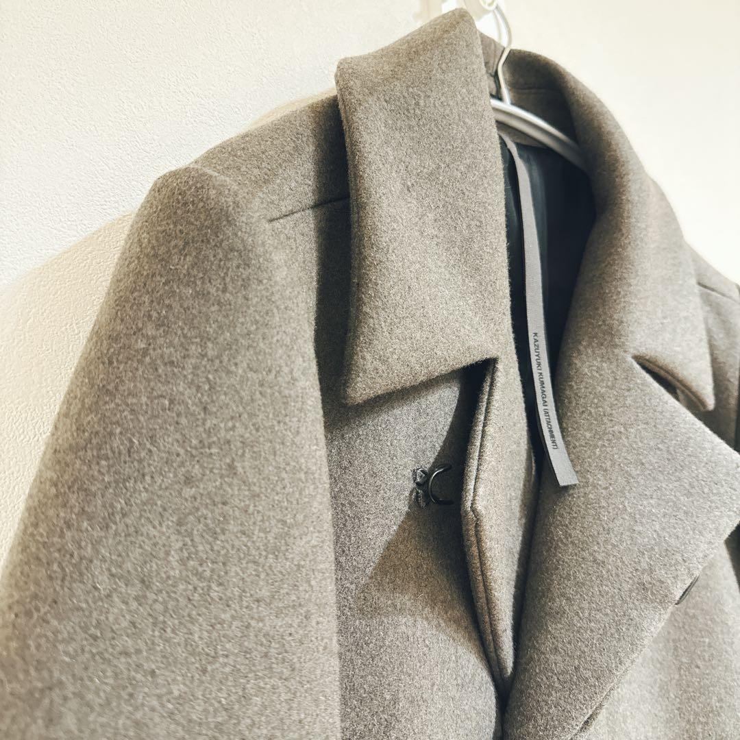 【✨美品✨】kazuyuki kumagai ダブルショートコート 2 グレー