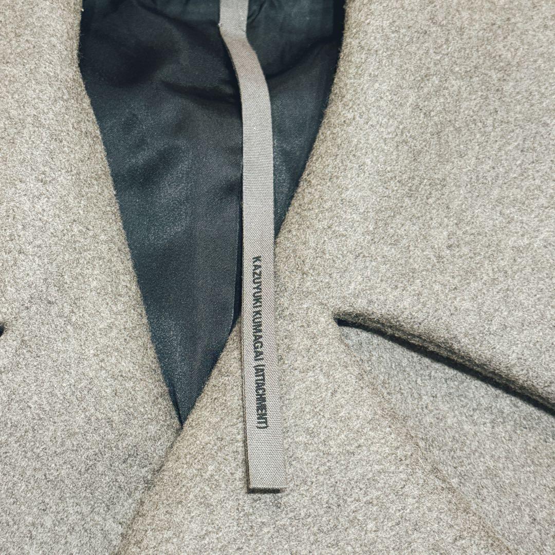 【✨美品✨】kazuyuki kumagai ダブルショートコート 2 グレー