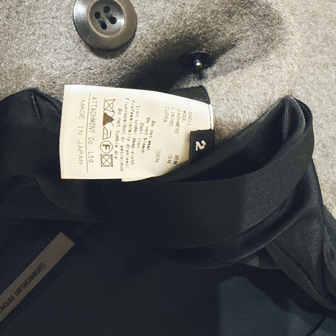 【✨美品✨】kazuyuki kumagai ダブルショートコート 2 グレー