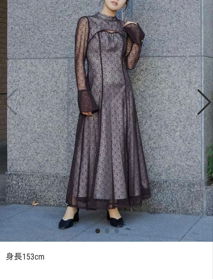 kana ANDRESD レース　オケージョンドレス