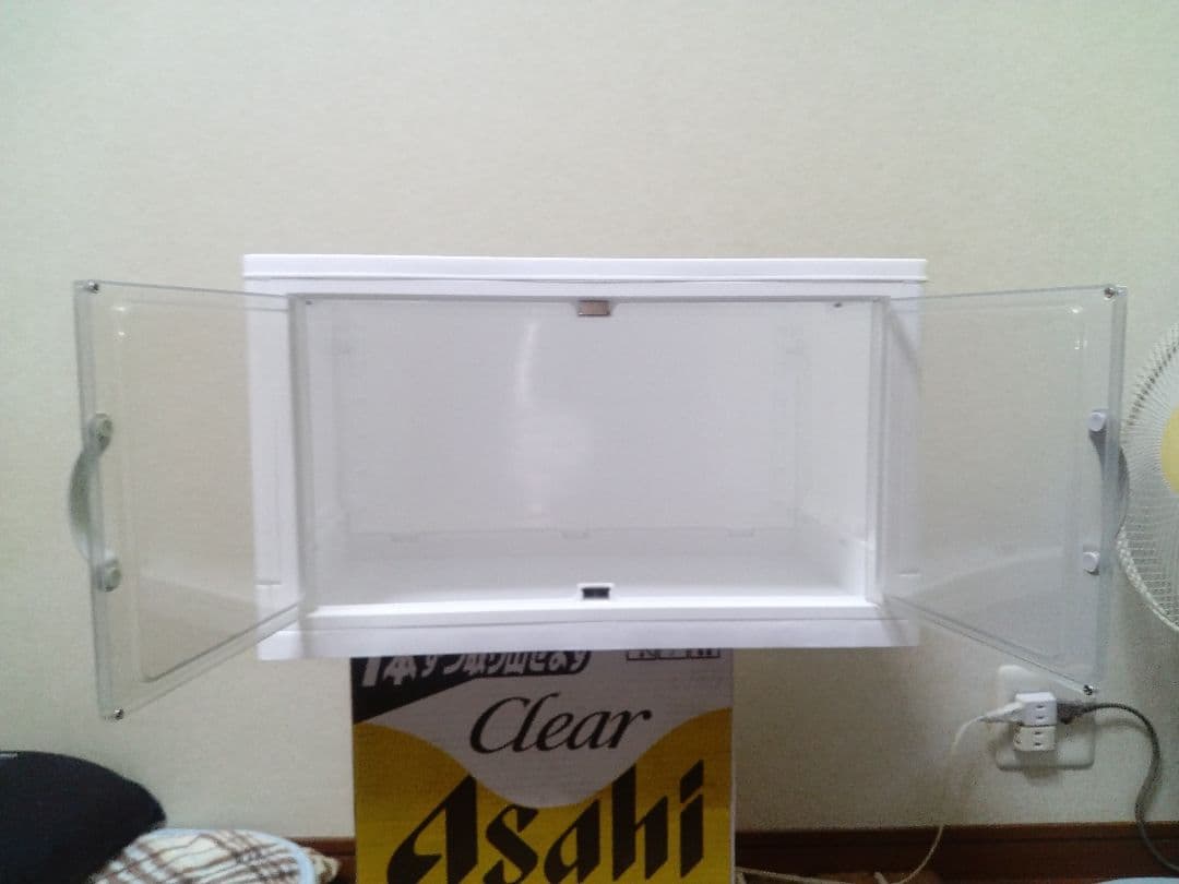 【即発送】ダイソー ジョイントできる扉付折りたたみ収納ケース 大サイズ６個セット