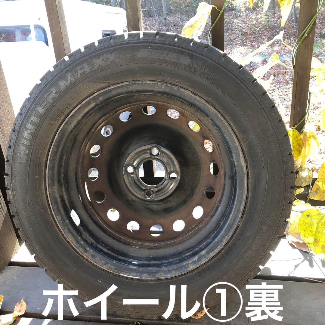 鉄ホイール ルノー純正 カングーコカングーKC 5.5J×14インチ 中古 4本