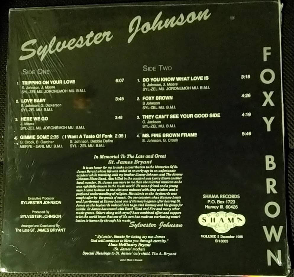 【激レアsoul】Syl Johnson/Foxy Brown