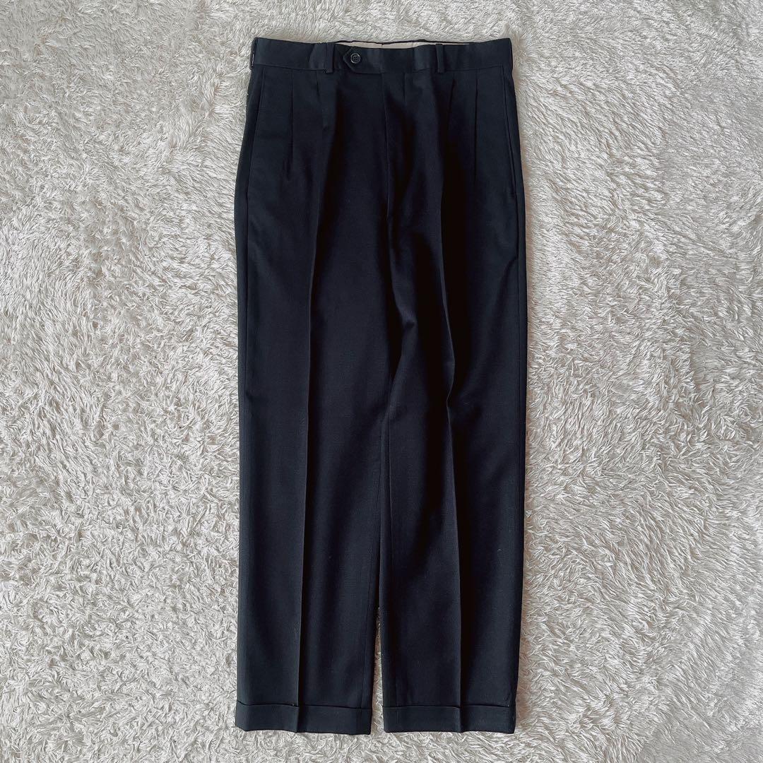 ポールスミス ダブルジャケット スーツセットアップ ダークネイビー ウール