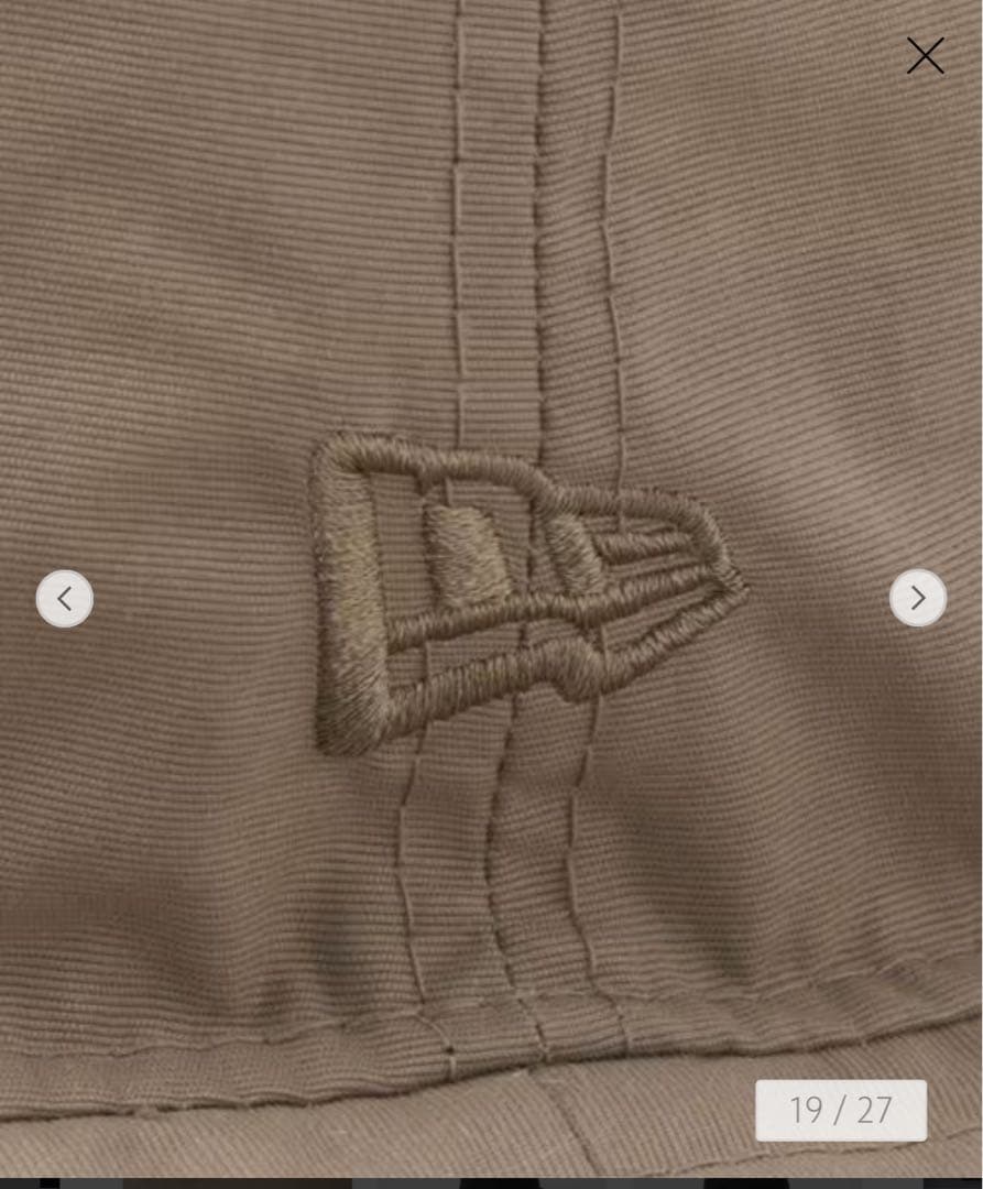 【別注】＜NEW ERA＞ワイドブリム ハット3 ―撥水― ベージュ