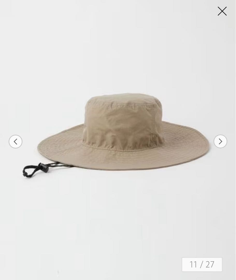 【別注】＜NEW ERA＞ワイドブリム ハット3 ―撥水― ベージュ