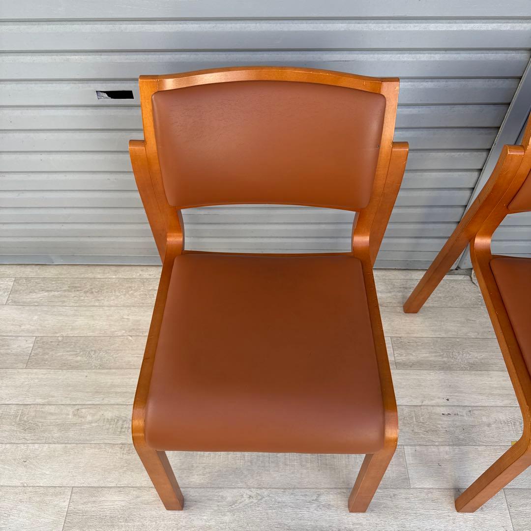 arflex アルフレックス NU ダイニングチェア　2脚セット　現状