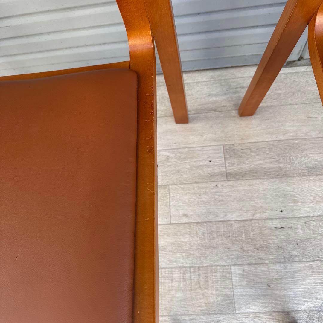 arflex アルフレックス NU ダイニングチェア　2脚セット　現状