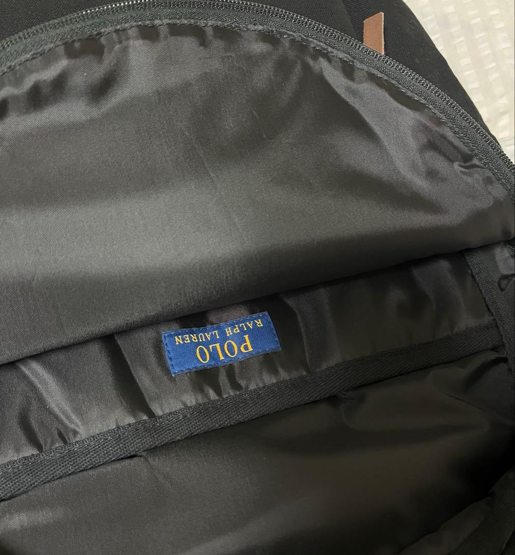 【新品未使用】ポロラルフローレン　黒 リュックサック バックパック