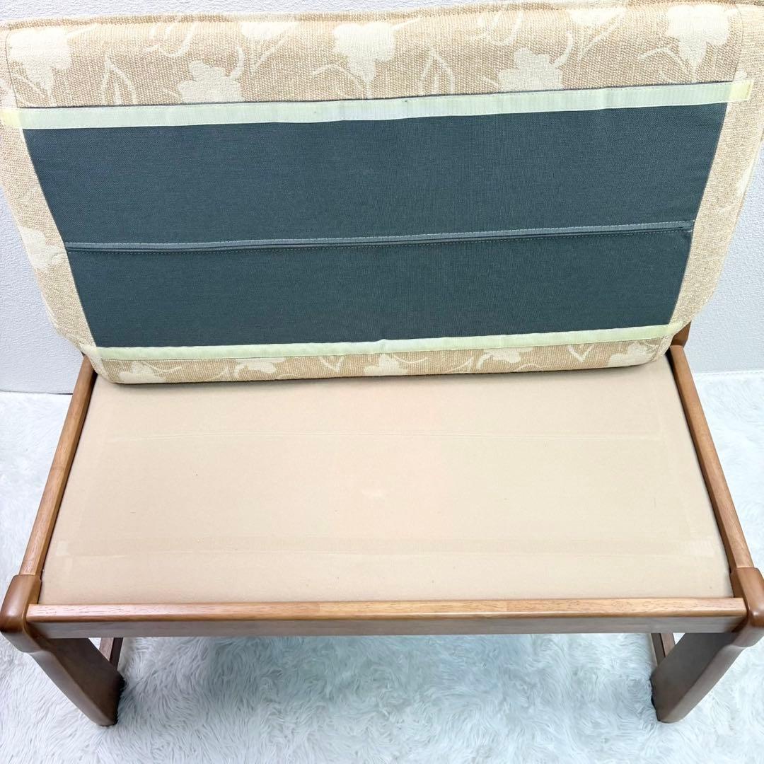 カリモク 希少 チターノ ナチュラルウッド ベンチ 専用クッション付