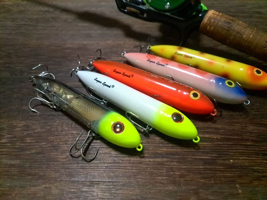 ヘドン　スーパースプーク　5色　5本セット