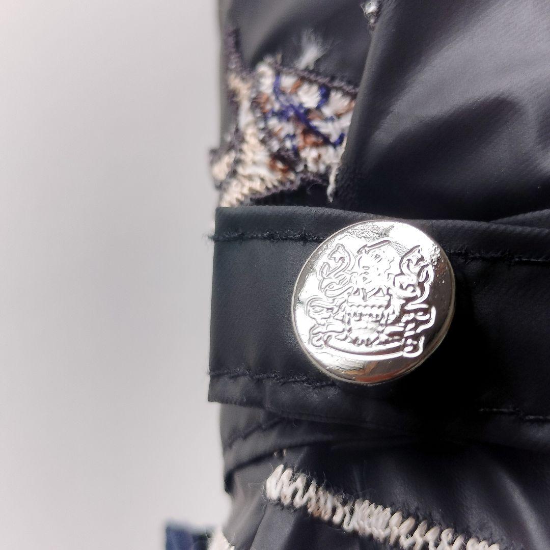 新品 アクアスキュータム 折りたたみ日傘 ロンドンガール 刺繍　サマーシールド