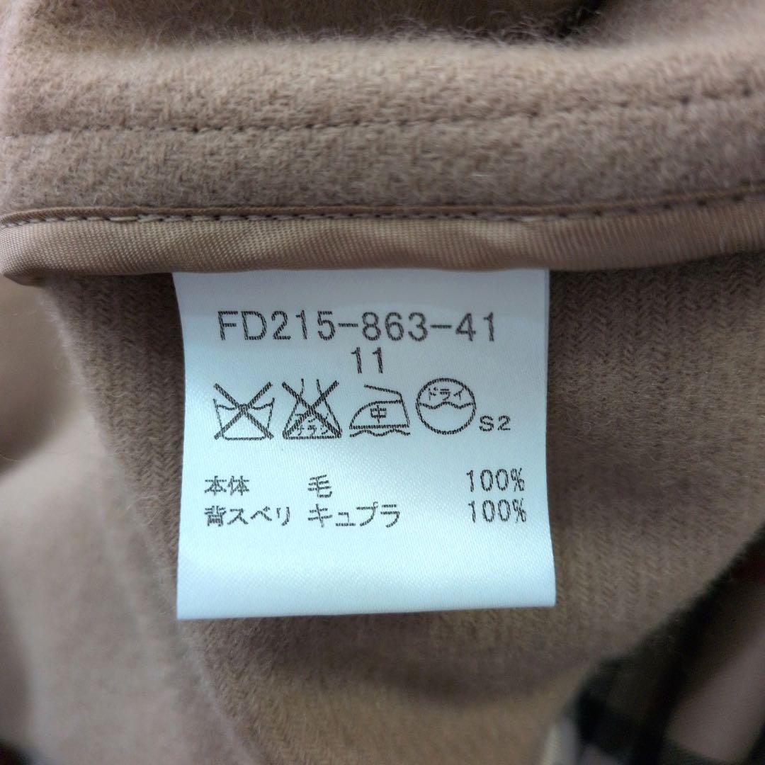 バーバリーロンドン/ステンカラーコート/ノバチェック裏地/ウール100