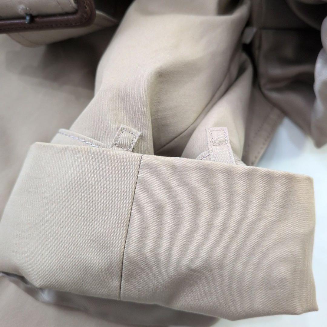 バーバリーロンドン/ステンカラーコート/ノバチェック裏地/ウール100