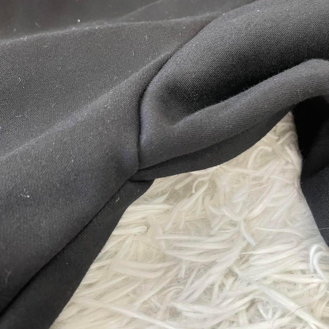 美品drew house フーディー パーカー Lニコちゃんロゴバックプリント黒