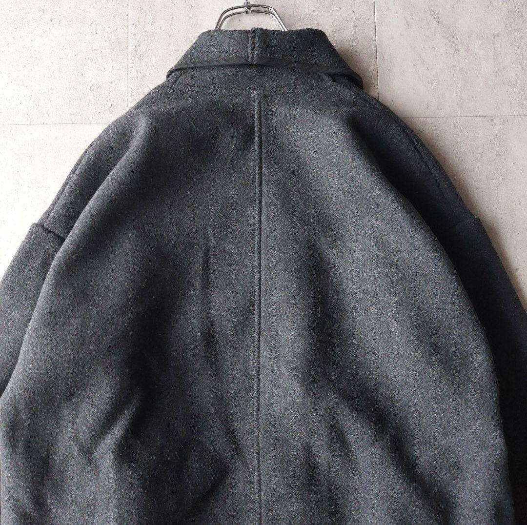 ガリャルダガランテ パイピング ウール リバーコート ハーフガウン